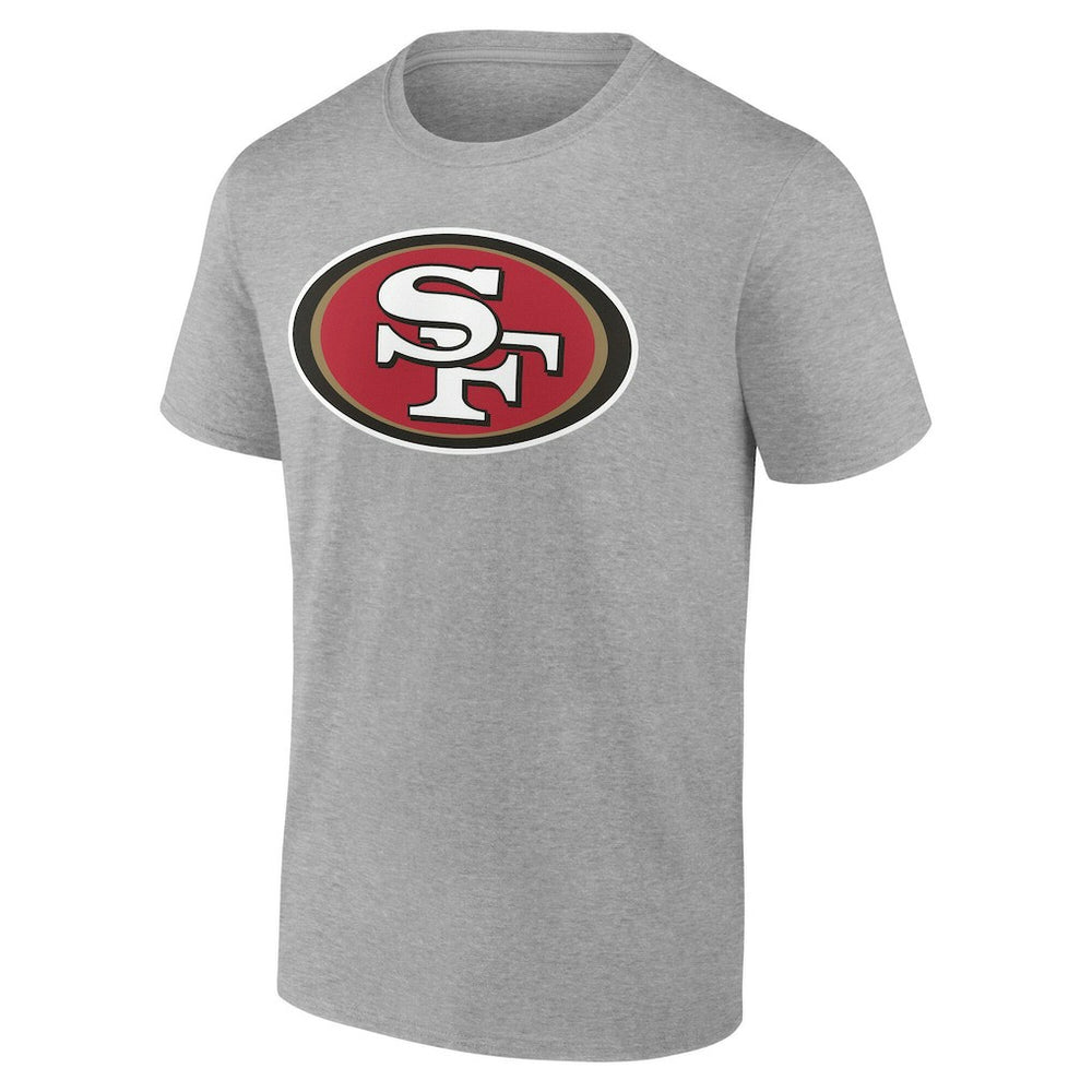 San Francisco 49ers Team Authentic Personalized Name & Number T-Shirt Gray | NFL
