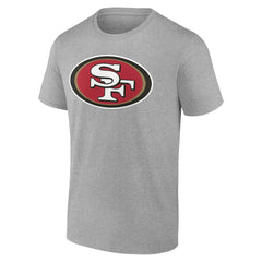 San Francisco 49ers Team Authentic Personalized Name & Number T-Shirt Gray | NFL