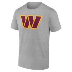 Washington Commanders Team Authentic Personalized Name & Number T-Shirt Gray | NFL