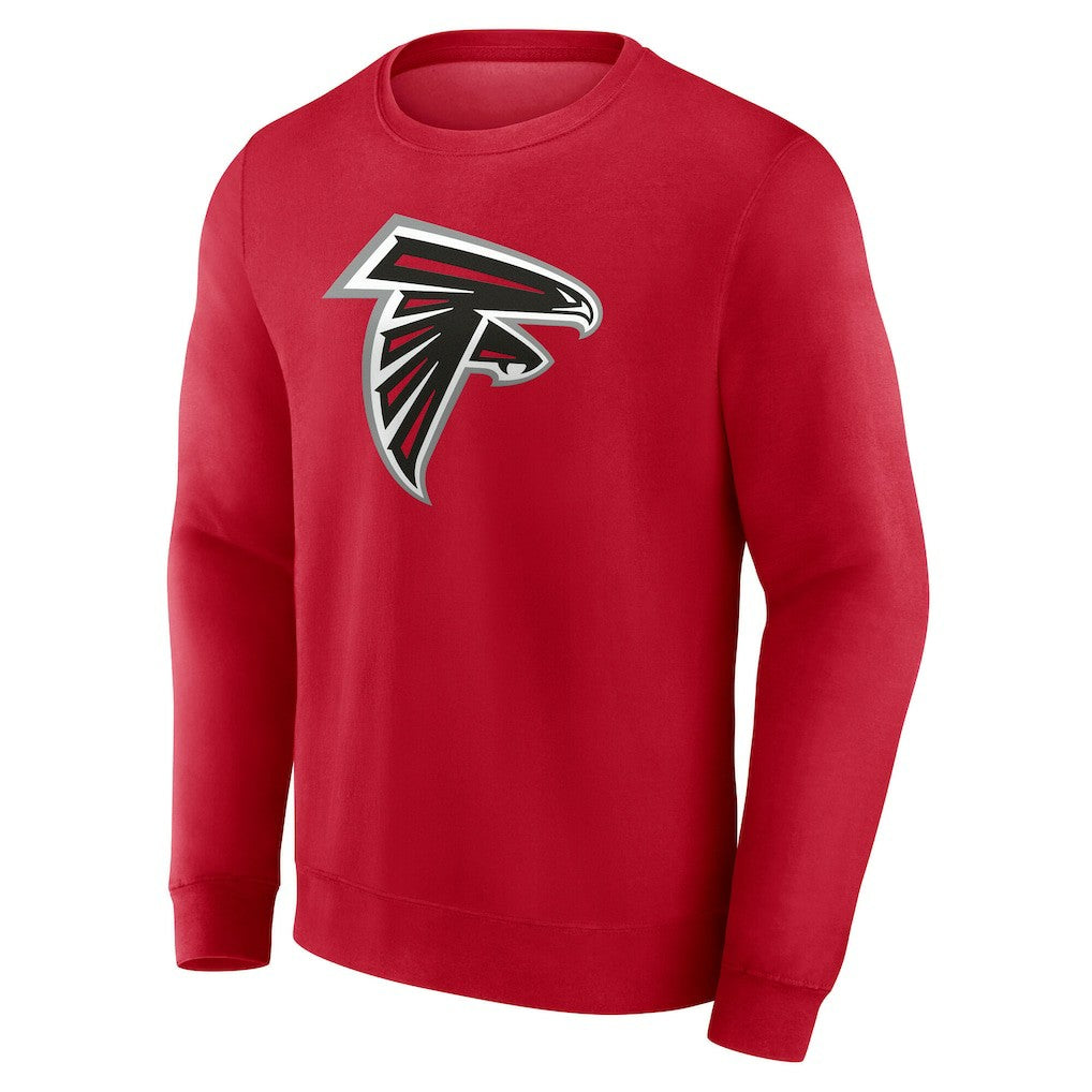 Atlanta Falcons Team Authentic Personalized Name & Number Sweatshirt Red | NFL