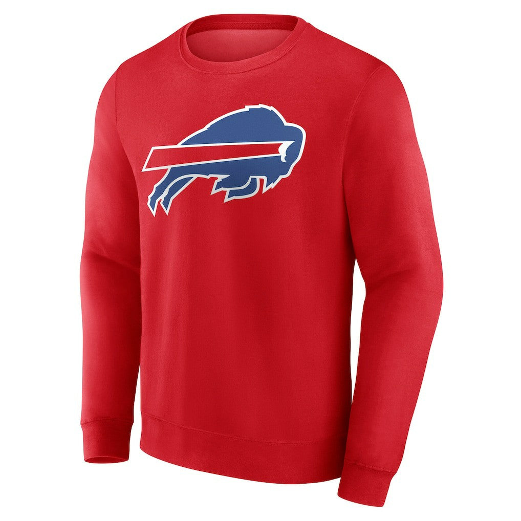 Buffalo Bills Team Authentic Personalized Name & Number Sweatshirt Red | NFL
