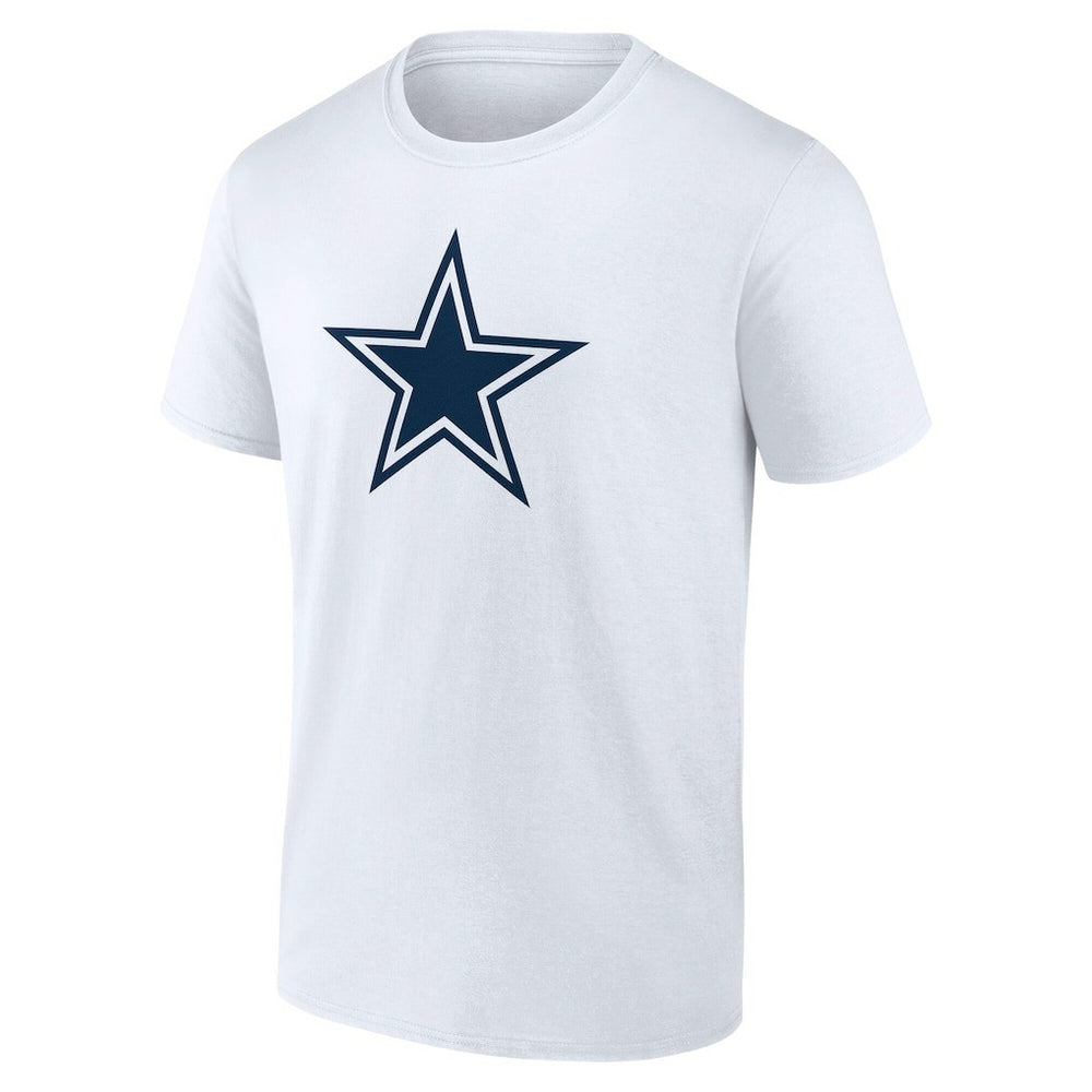 Dallas Cowboys Team Authentic Personalized Name & Number T-Shirt White | NFL