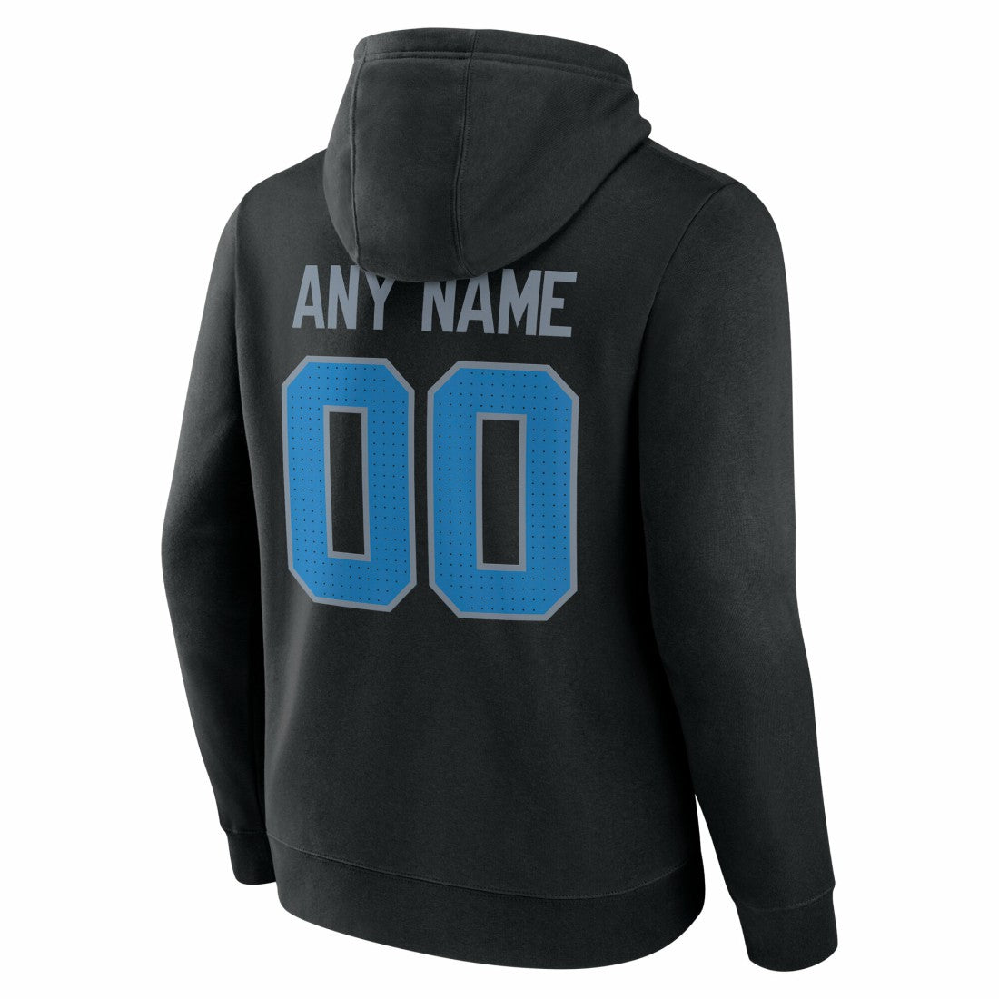 Detroit Lions Team Authentic Personalized Name & Number Hoodie Black | NFL