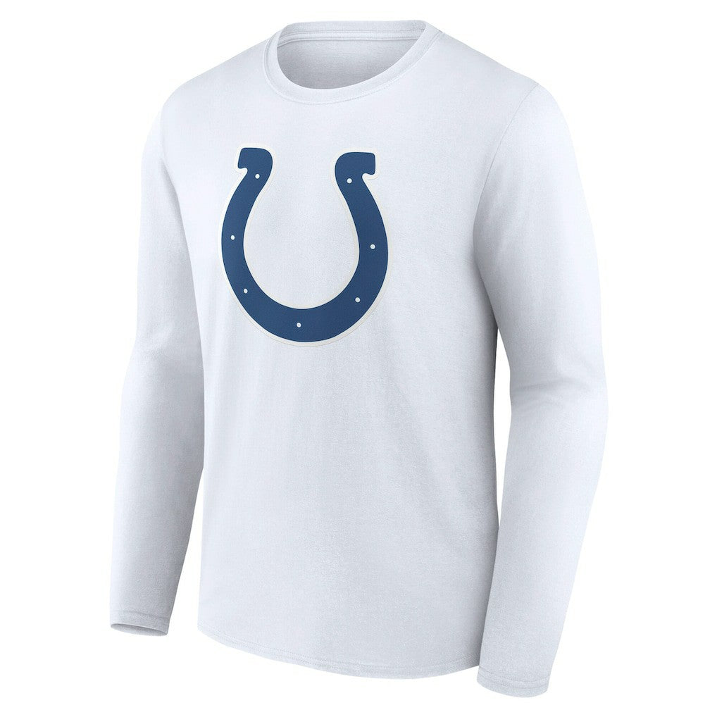 Indianapolis Colts Team Authentic Personalized Name & Number Long Sleeve T-Shirt White | NFL
