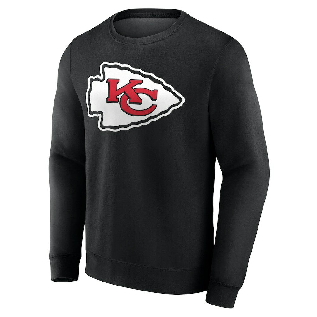 Kansas City Chiefs Team Authentic Personalized Name & Number Sweatshirt Black | NFL