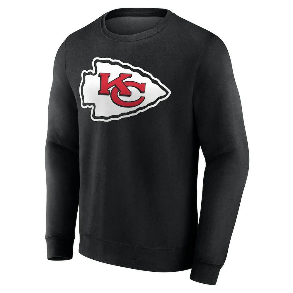 Kansas City Chiefs Team Authentic Personalized Name & Number Sweatshirt Black | NFL