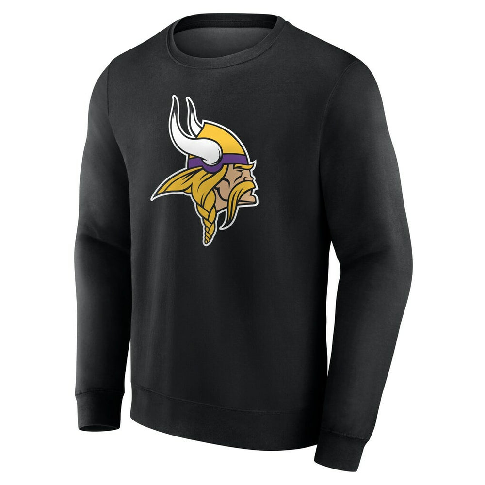 Minnesota Vikings Team Authentic Personalized Name & Number Sweatshirt Black | NFL