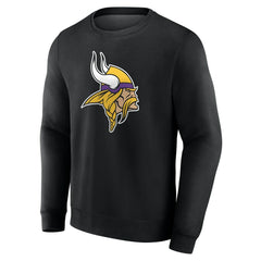 Minnesota Vikings Team Authentic Personalized Name & Number Sweatshirt Black | NFL
