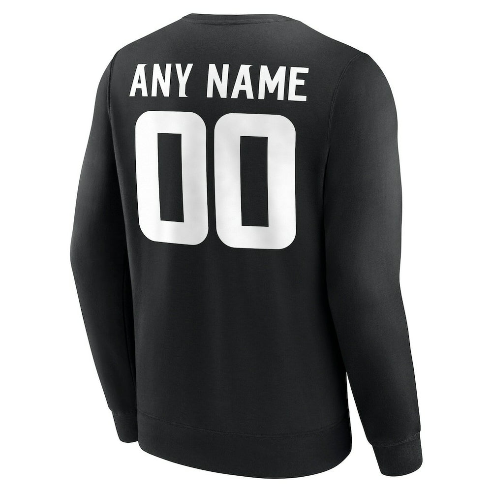 Minnesota Vikings Team Authentic Personalized Name & Number Sweatshirt Black | NFL