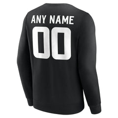 Minnesota Vikings Team Authentic Personalized Name & Number Sweatshirt Black | NFL