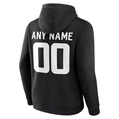 Minnesota Vikings Team Authentic Personalized Name & Number Hoodie Black | NFL
