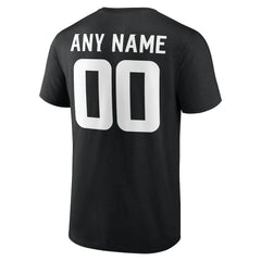 Minnesota Vikings Team Authentic Personalized Name & Number T-Shirt Black | NFL