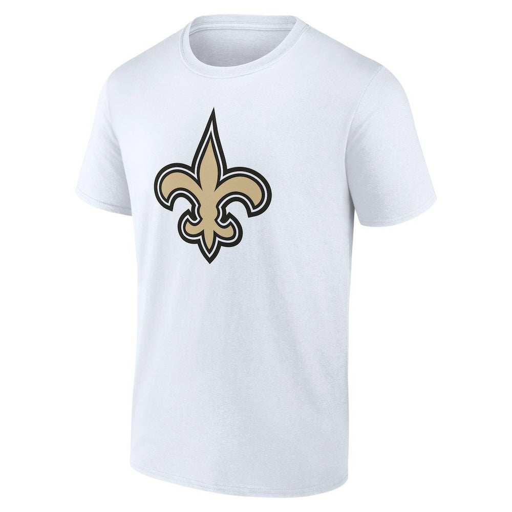 New Orleans Saints Team Authentic Personalized Name & Number T-Shirt White | NFL