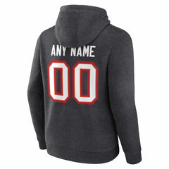 Tampa Bay Buccaneers Team Authentic Personalized Name & Number Hoodie Charcoal | NFL