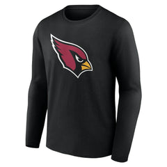 Arizona Cardinals Team Authentic Personalized Name & Number Long Sleeve T-Shirt Black | NFL