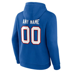 Buffalo Bills Team Authentic Personalized Name & Number Hoodie Royal | NFL