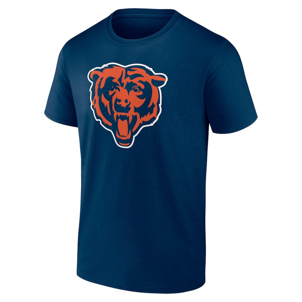 Chicago Bears Team Authentic Personalized Name & Number T-Shirt Navy | NFL