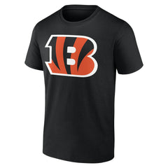 Cincinnati Bengals Team Authentic Personalized Name & Number T-Shirt Black | NFL