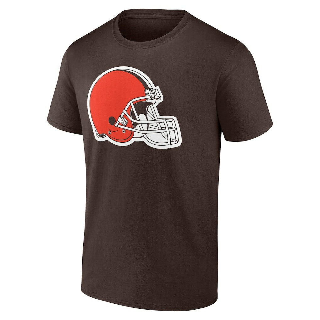 Cleveland Browns Team Authentic Personalized Name & Number T-Shirt Brown | NFL