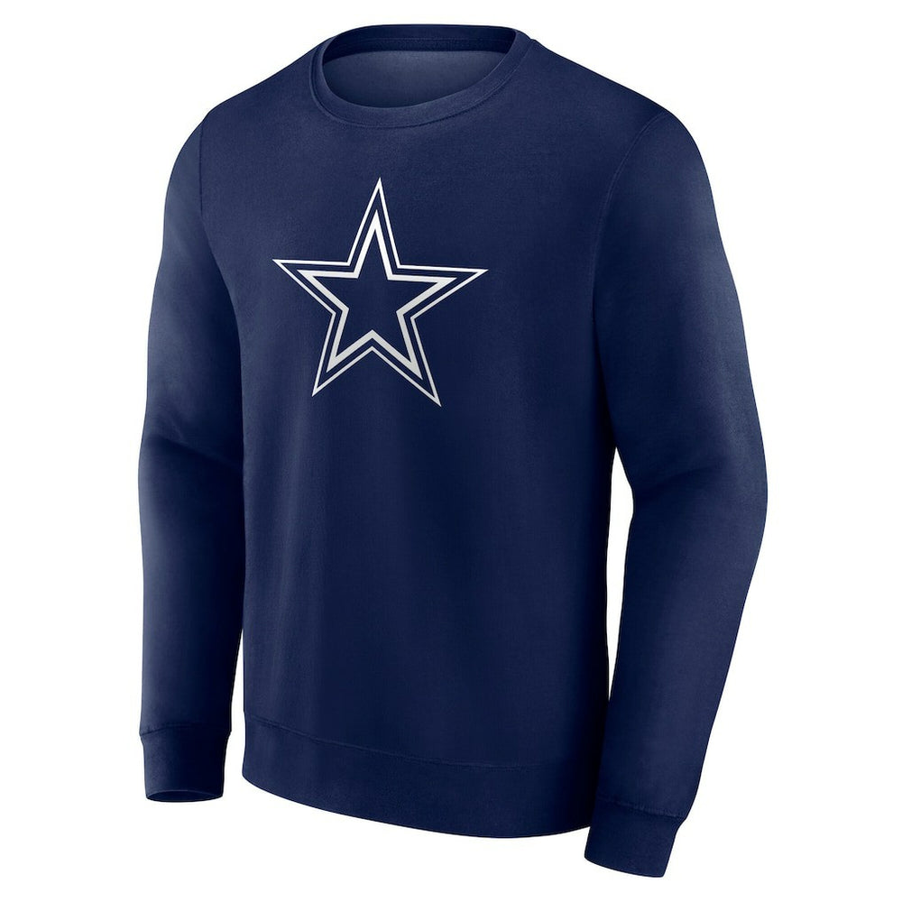 Dallas Cowboys Team Authentic Personalized Name & Number Sweatshirt Navy | NFL