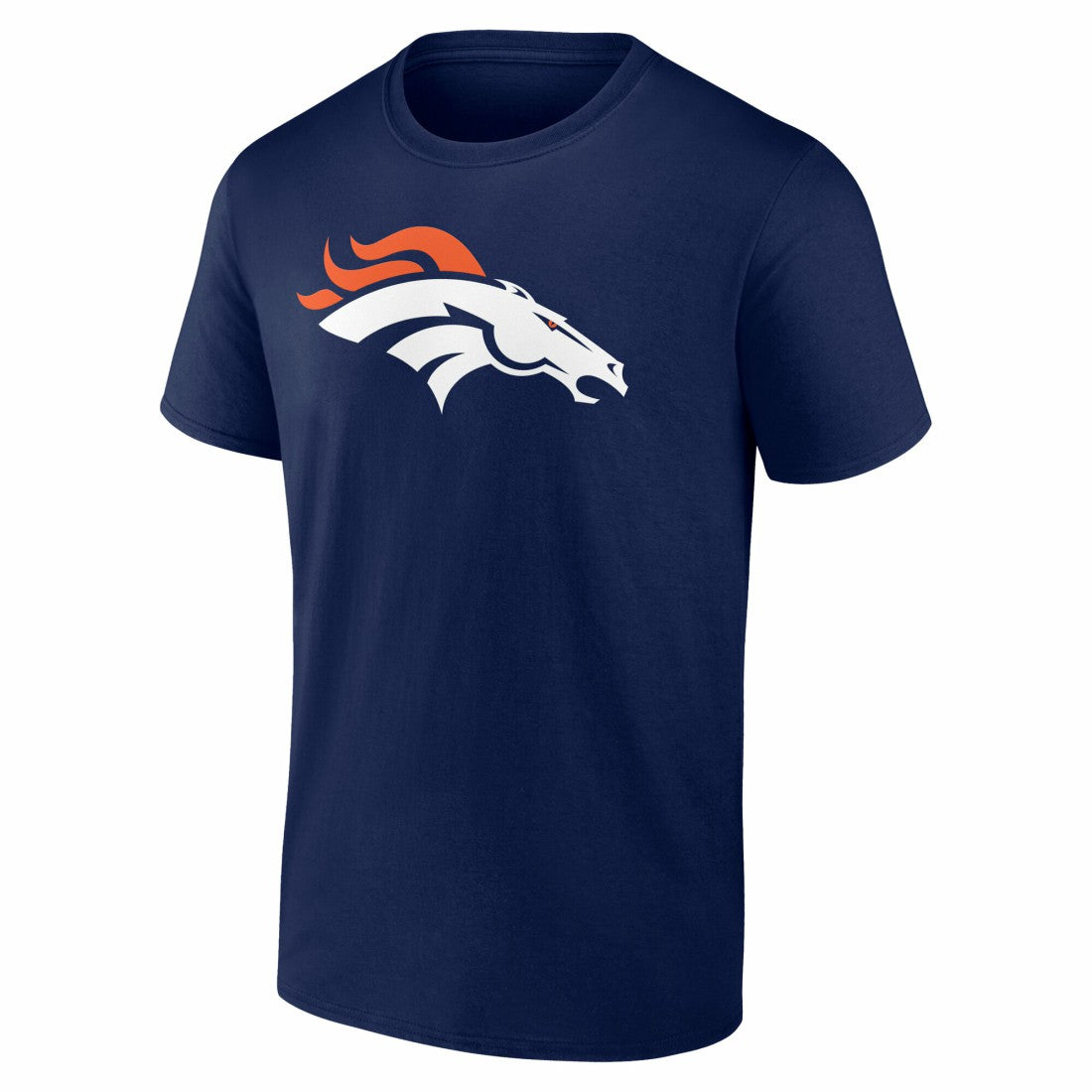 Denver Broncos Team Authentic Personalized Name & Number T-Shirt Navy | NFL