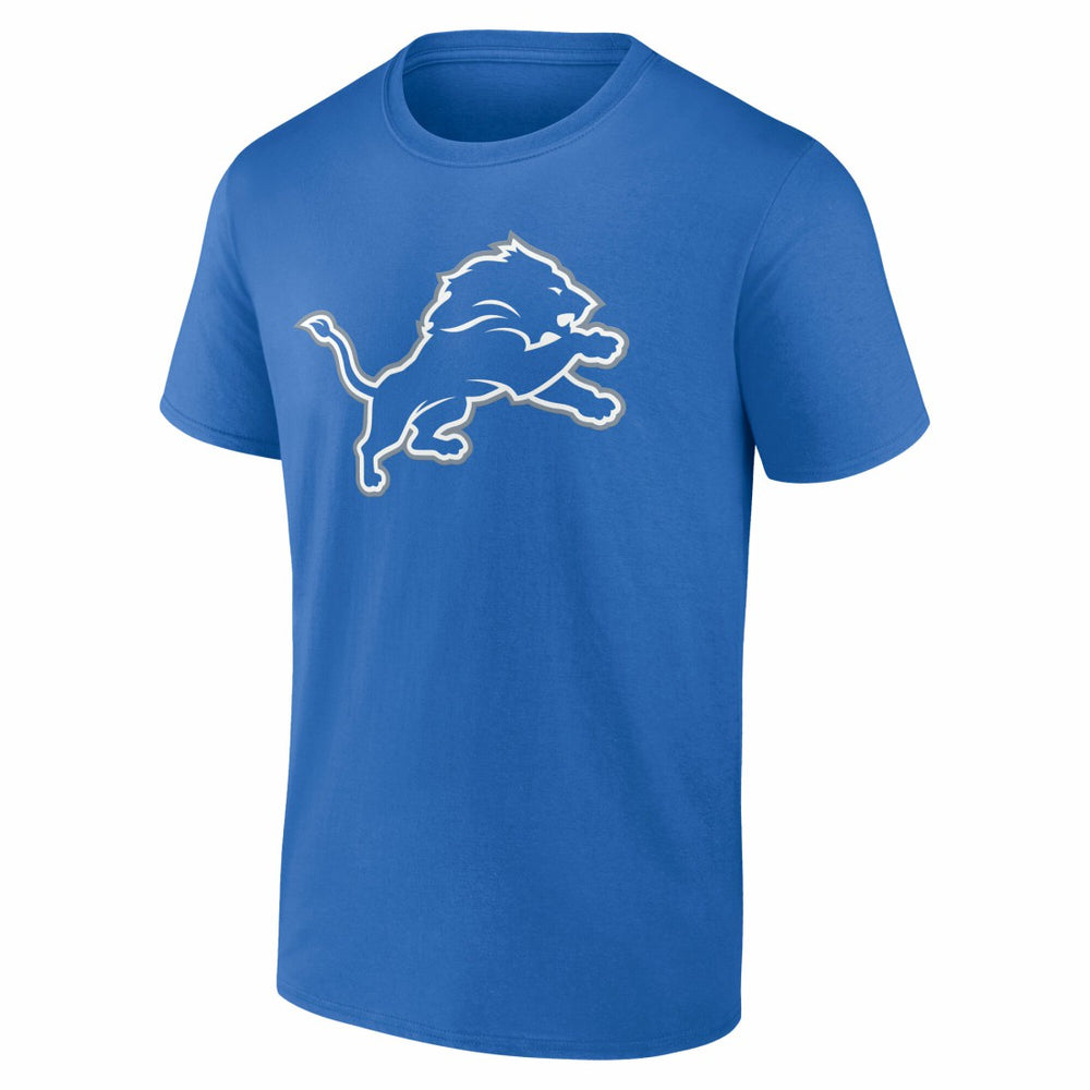 Detroit Lions Team Authentic Personalized Name & Number T-Shirt Blue | NFL