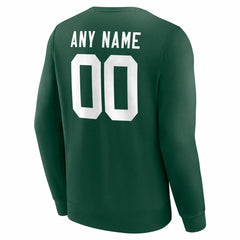Green Bay Packers Team Authentic Personalized Name & Number Sweatshirt Green | NFL