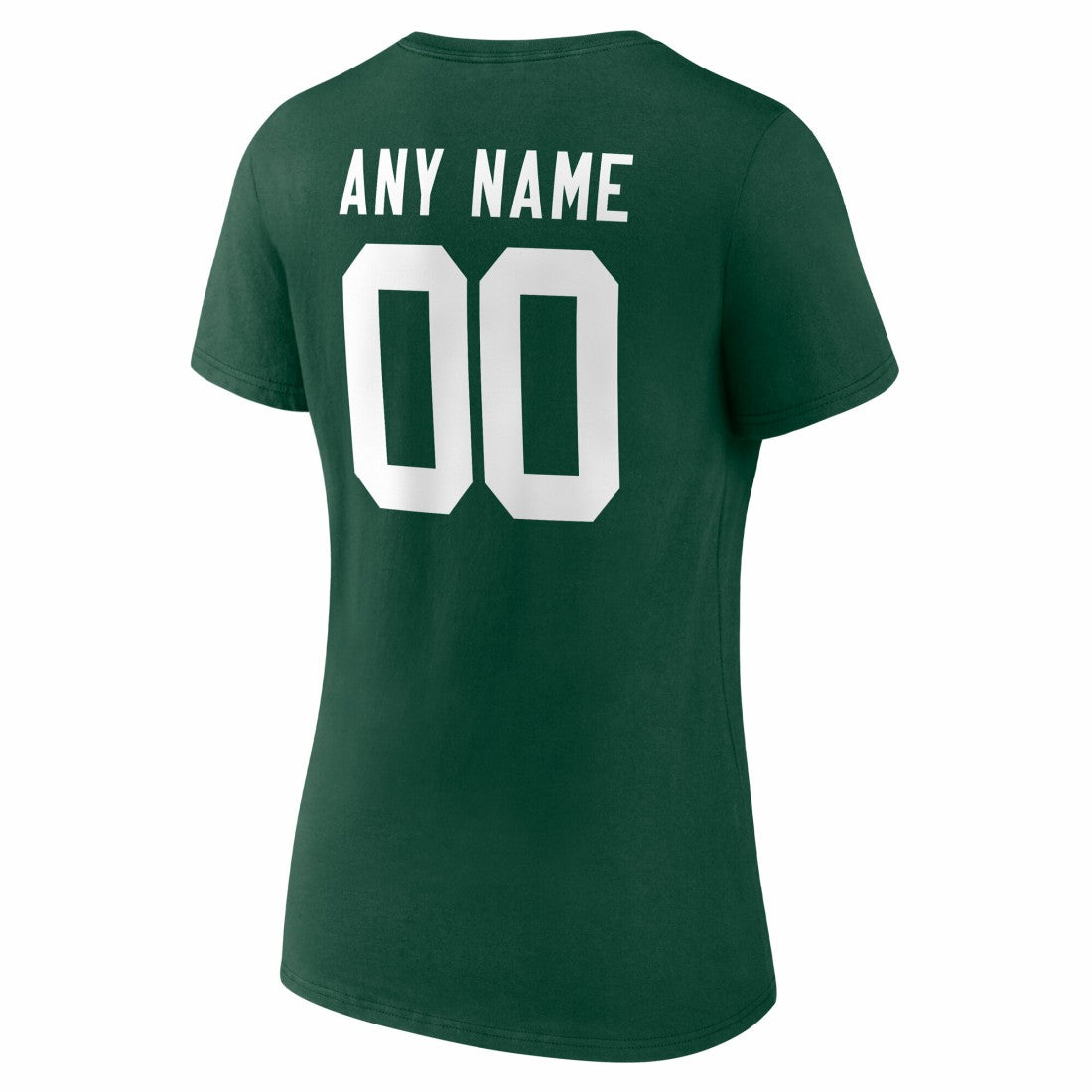 Green Bay Packers Women's Team Authentic Personalized Name & Number V-Neck T-Shirt Green | NFL