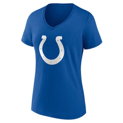 Indianapolis Colts Women's Team Authentic Personalized Name & Number V-Neck T-Shirt Royal | NFL