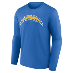 Los Angeles Chargers Team Authentic Personalized Name & Number Long Sleeve T-Shirt Powder Blue | NFL