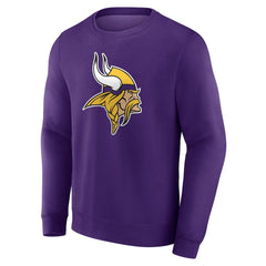 Minnesota Vikings Team Authentic Personalized Name & Number Sweatshirt Purple | NFL