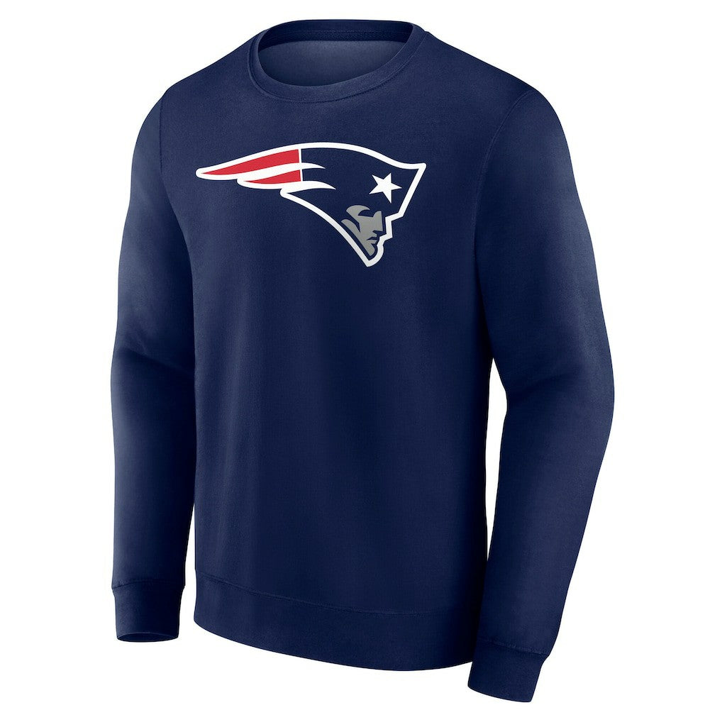 New England Patriots Team Authentic Personalized Name & Number Sweatshirt Navy | NFL