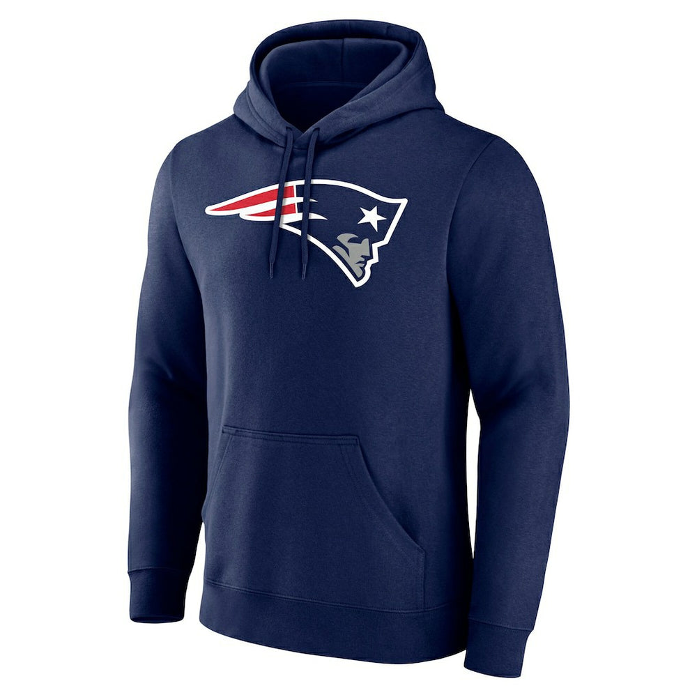 New England Patriots Team Authentic Personalized Name & Number Hoodie Navy | NFL