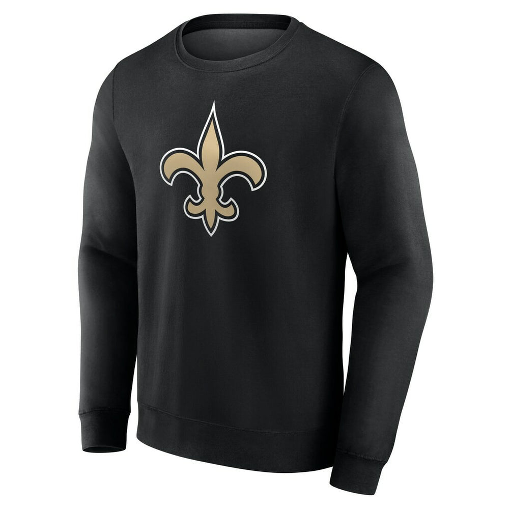 New Orleans Saints Team Authentic Personalized Name & Number Sweatshirt Black | NFL