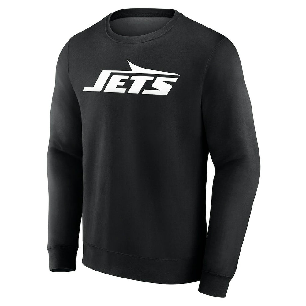 New York Jets Team Authentic Personalized Name & Number Sweatshirt Black | NFL