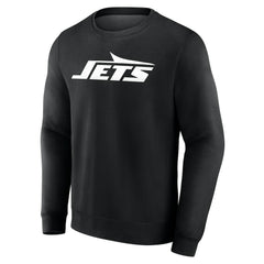 New York Jets Team Authentic Personalized Name & Number Sweatshirt Black | NFL