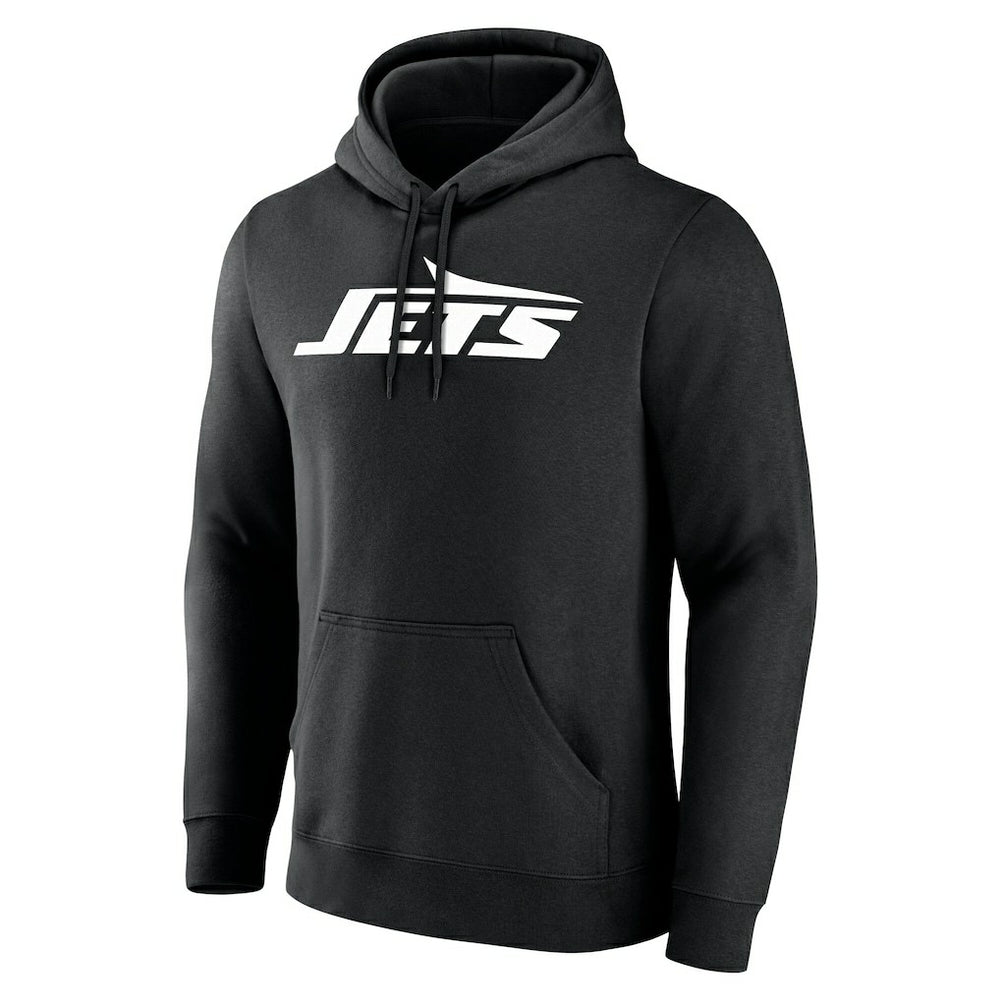 New York Jets Team Authentic Personalized Name & Number Hoodie Black | NFL