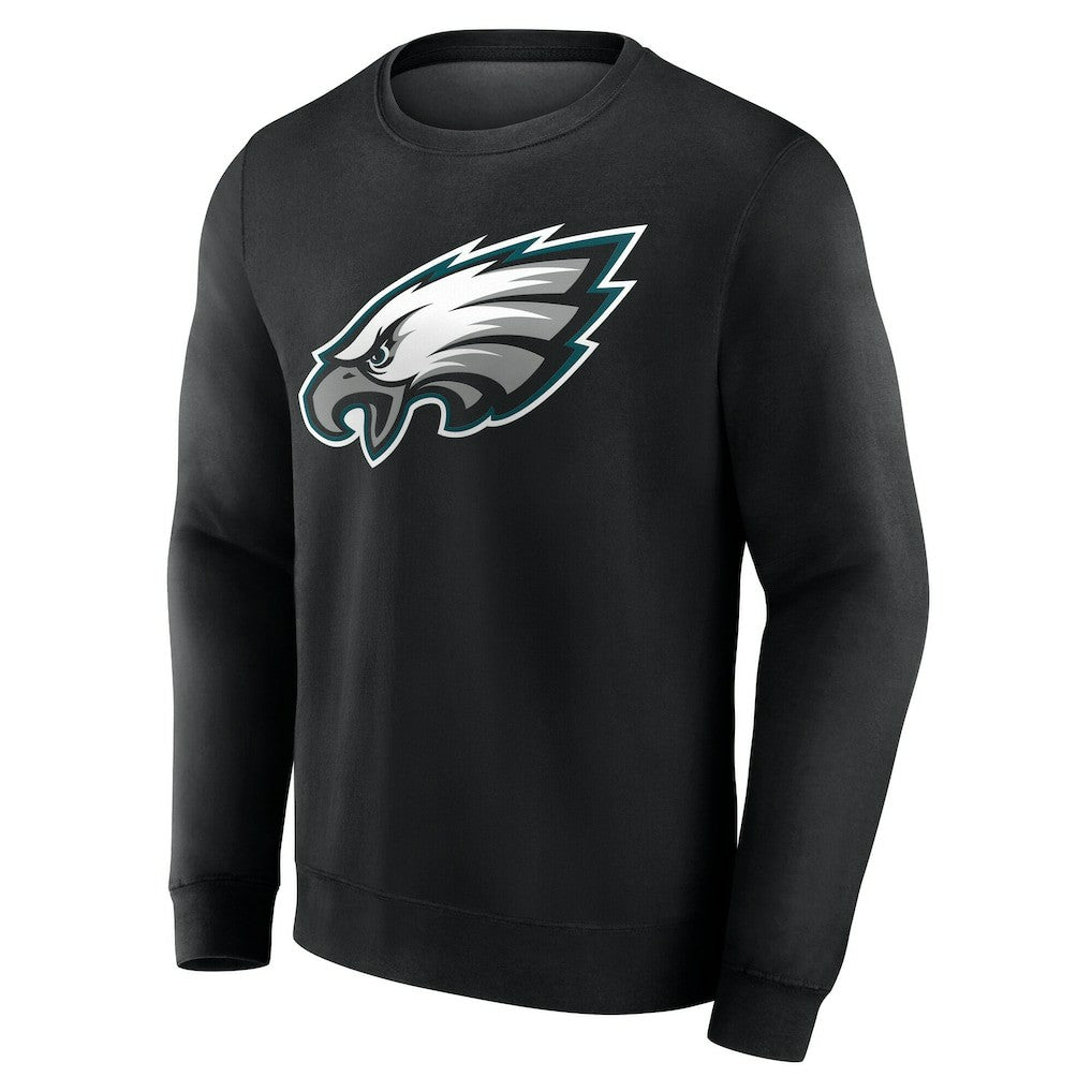 Philadelphia Eagles Team Authentic Personalized Name & Number Sweatshirt Black | NFL