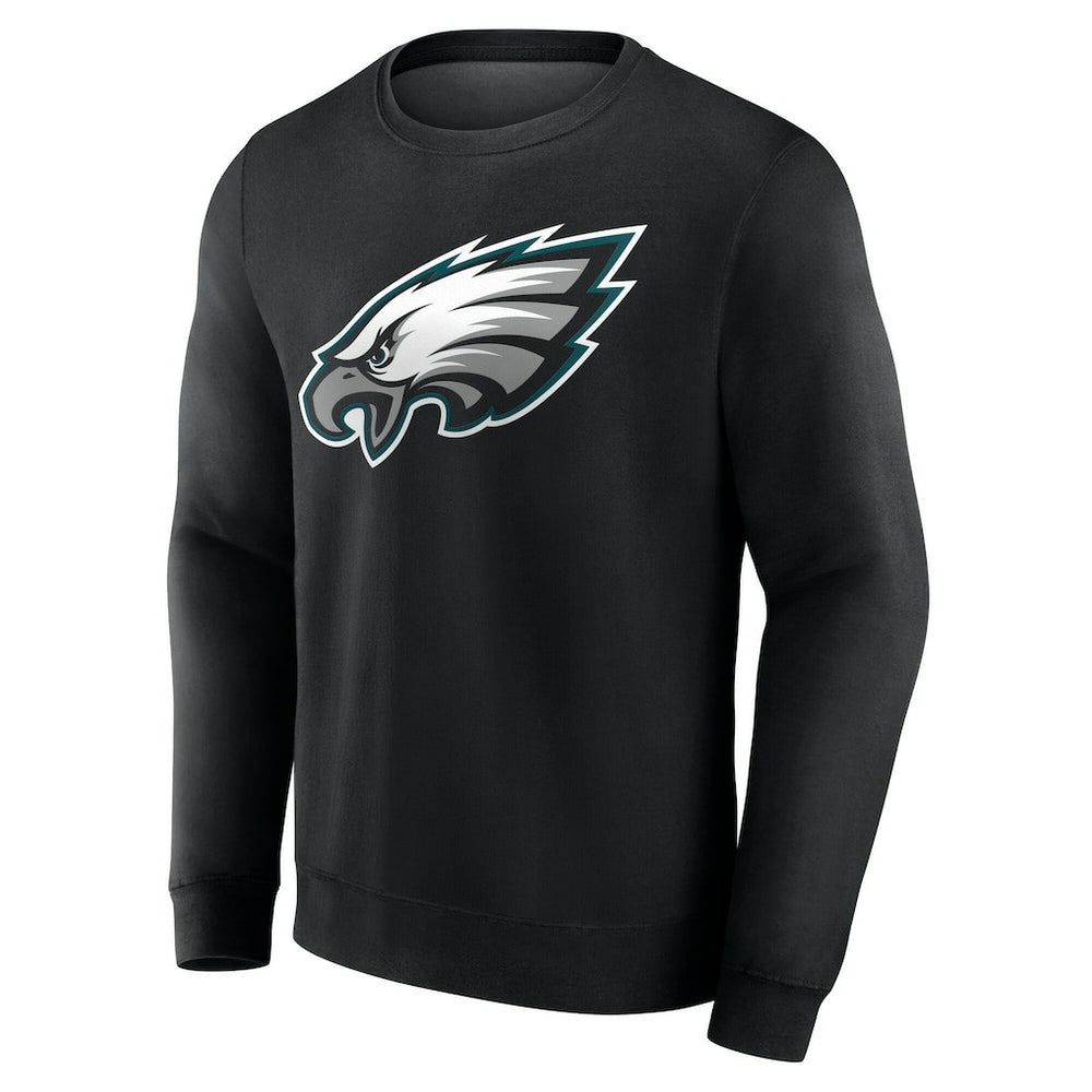 Philadelphia Eagles Team Authentic Personalized Name & Number Sweatshirt Black | NFL