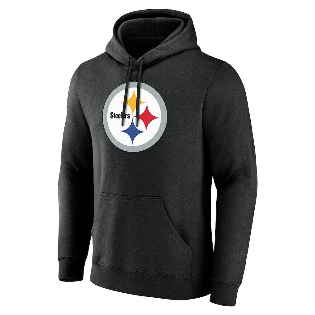 Pittsburgh Steelers Team Authentic Personalized Name & Number Hoodie Black | NFL