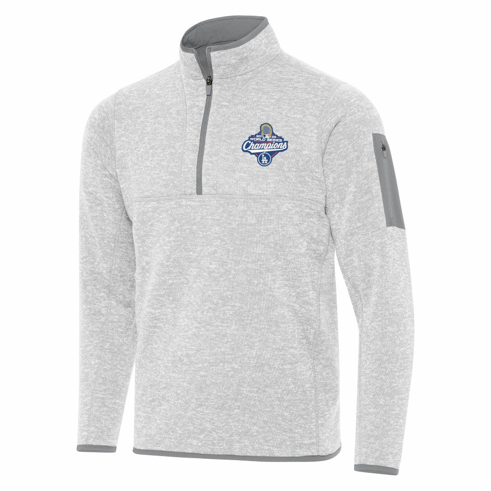 Los Angeles Dodgers Antigua 2025 World Series Champions Fortune Quarter-Zip Jacket - MLB