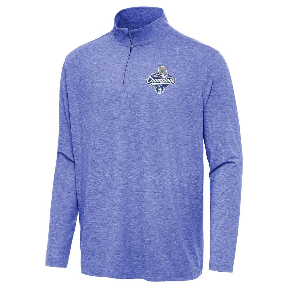 Los Angeles Dodgers Antigua 2025 World Series Champions Hunk Quarter-Zip Top - MLB