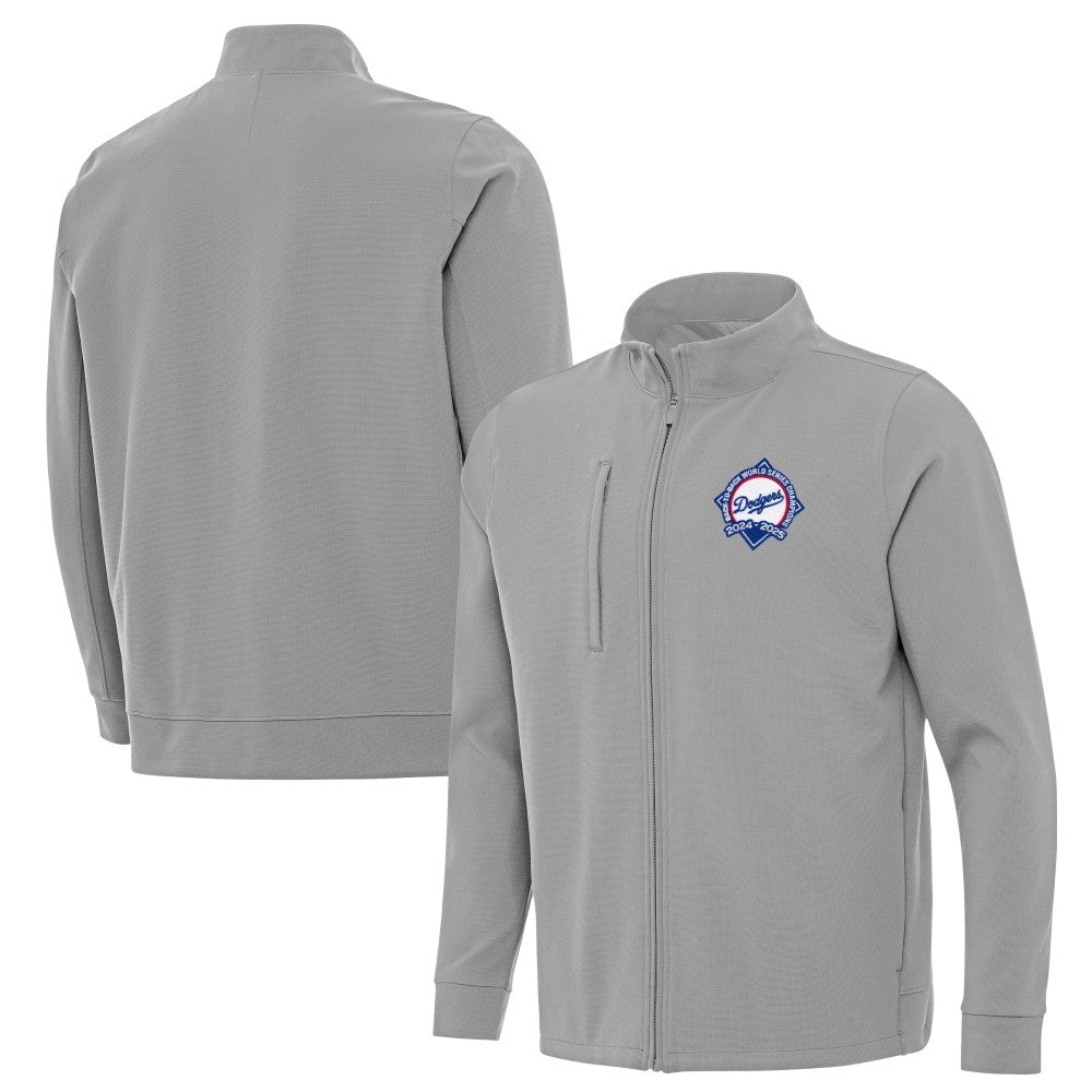 Los Angeles Dodgers Antigua Back-to-Back World Series Champions Regard Full-Zip Jacket - MLB
