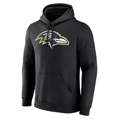 Baltimore Ravens Big & Tall Team Authentic Custom Hoodie Black | NFL