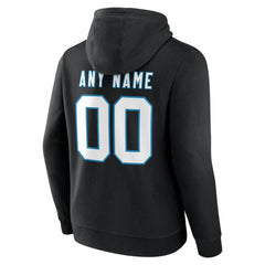 Carolina Panthers Big & Tall Team Authentic Custom Hoodie Black | NFL
