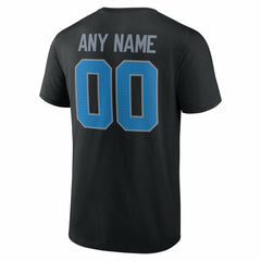 Detroit Lions Big & Tall Team Authentic Custom T-Shirt Black | NFL