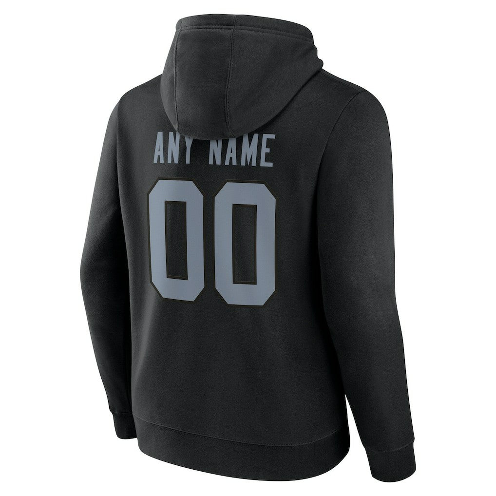 Las Vegas Raiders Big & Tall Team Authentic Custom Hoodie Black | NFL