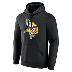 Minnesota Vikings Big & Tall Team Authentic Custom Hoodie Black | NFL