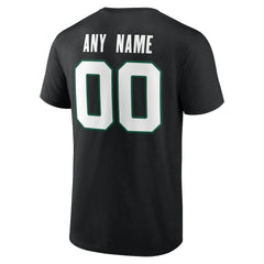New York Jets Big & Tall Team Authentic Custom T-Shirt Black | NFL