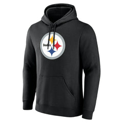 Pittsburgh Steelers Big & Tall Team Authentic Custom Hoodie Black | NFL